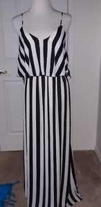 Black and White Beetlejuice Dress